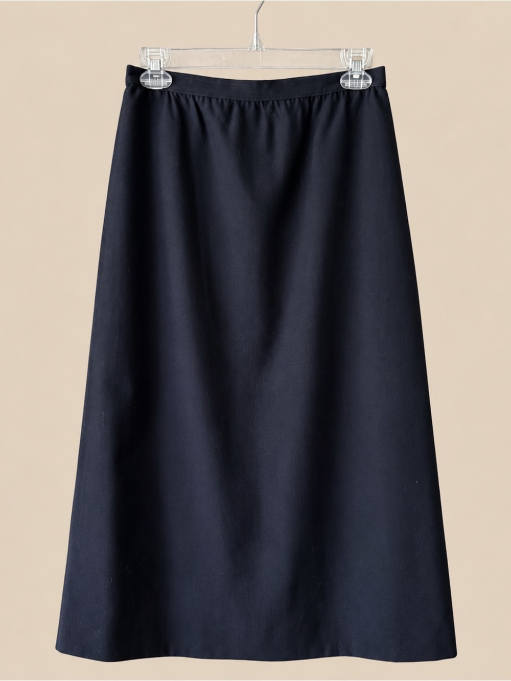 90s Minimalist 100% Wool MIDI Skirt Ports International 12